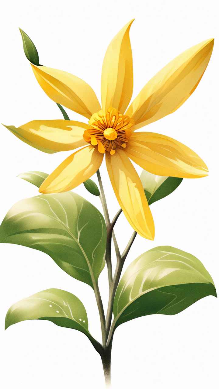 迎春花春季插画 16