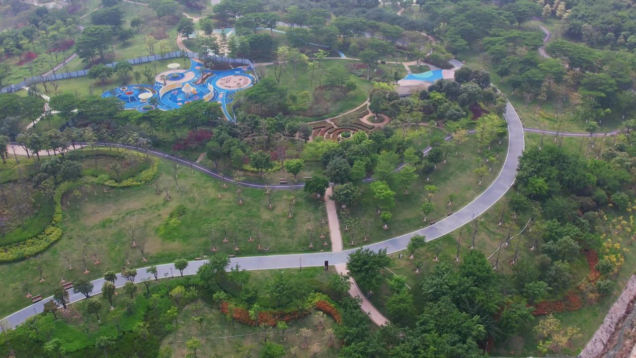 航拍厦门美峰生态公园 4