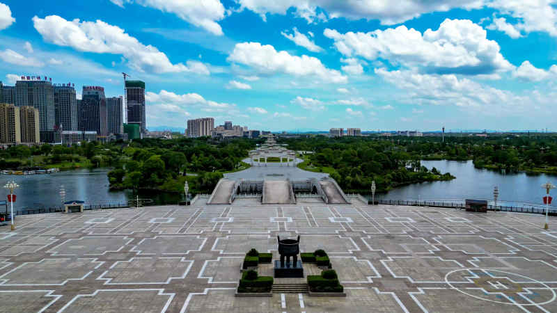 福建福州城市风光航拍摄影图