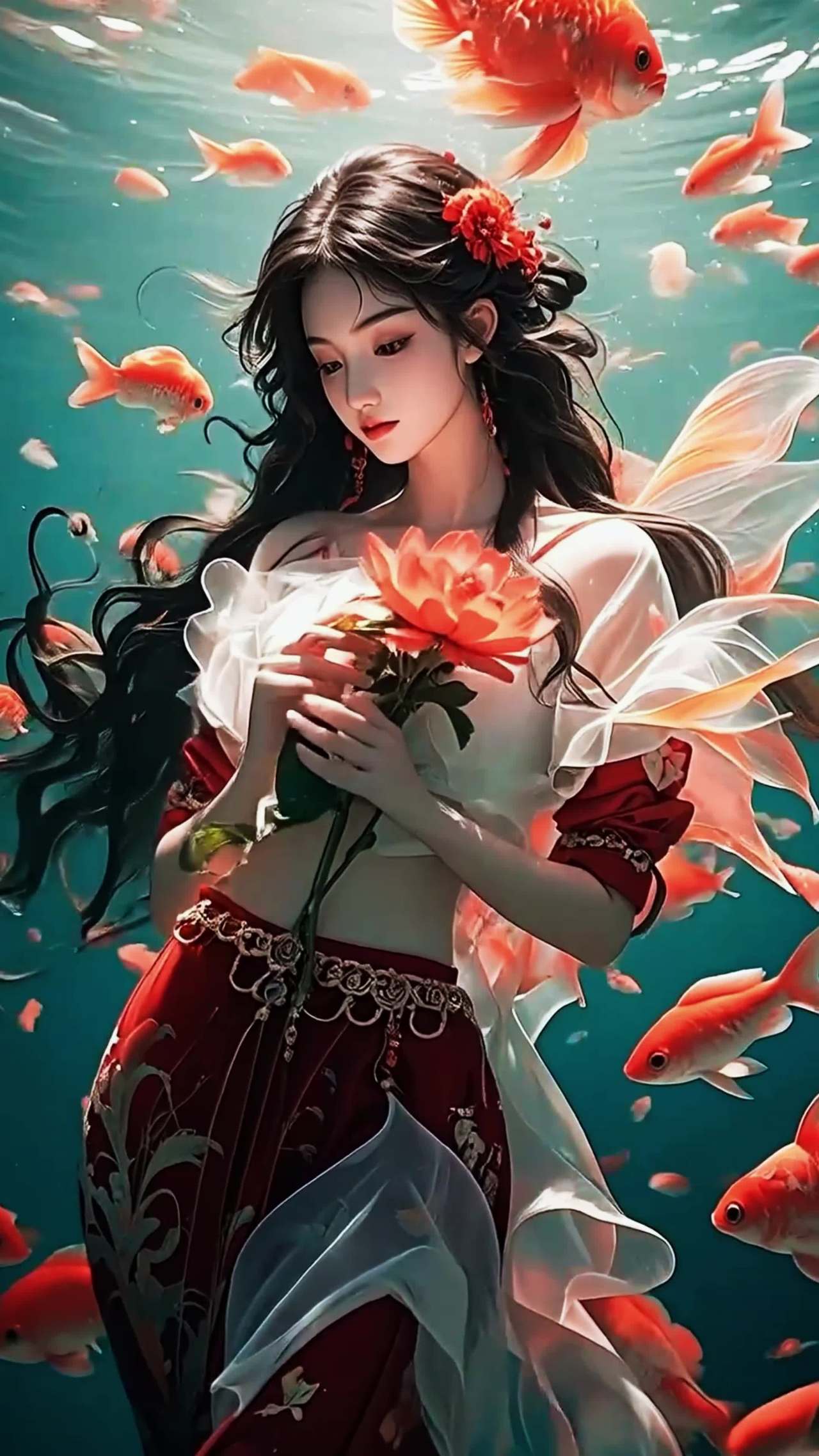 锦鲤缠身