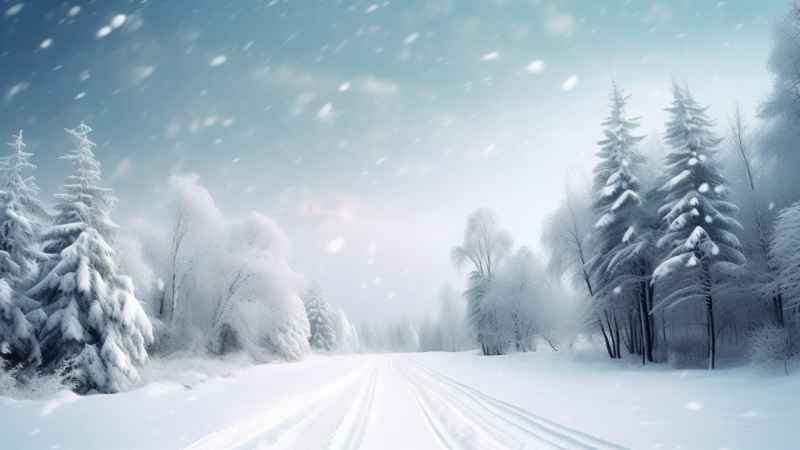 美丽冬季雪景 30