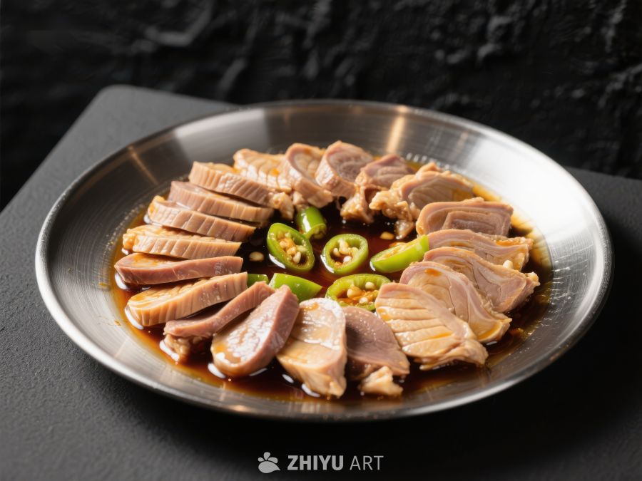 酱香鸭肉配青椒，美味佳肴 339