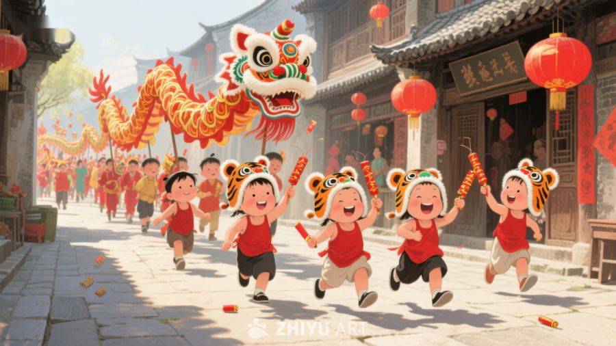 儿童舞龙迎新春 210
