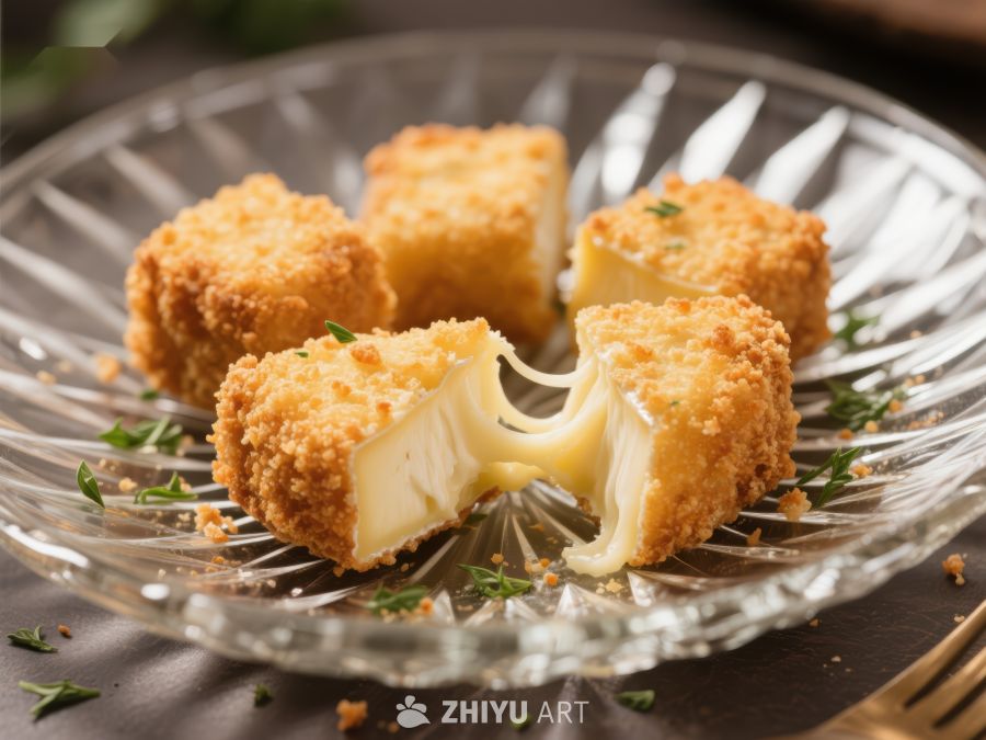 金黄酥脆的芝士球