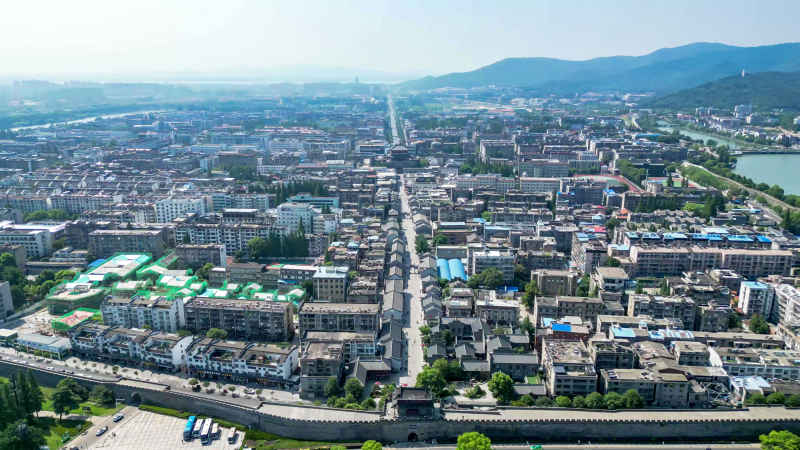 湖北襄阳城市风光旅游景区航拍摄影图 