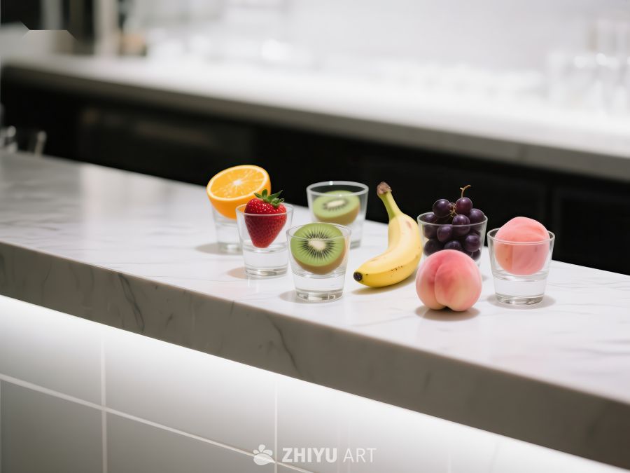 厨房台面上的水果与饮品 202