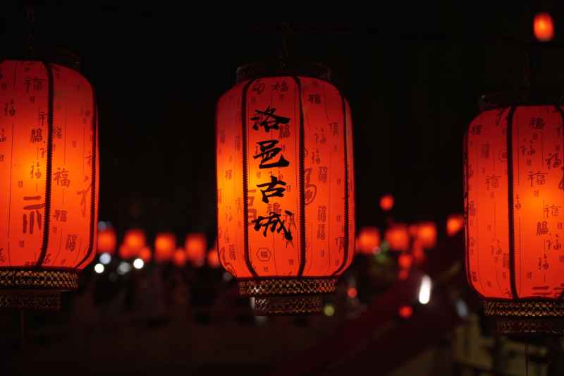 洛邑古城灯笼