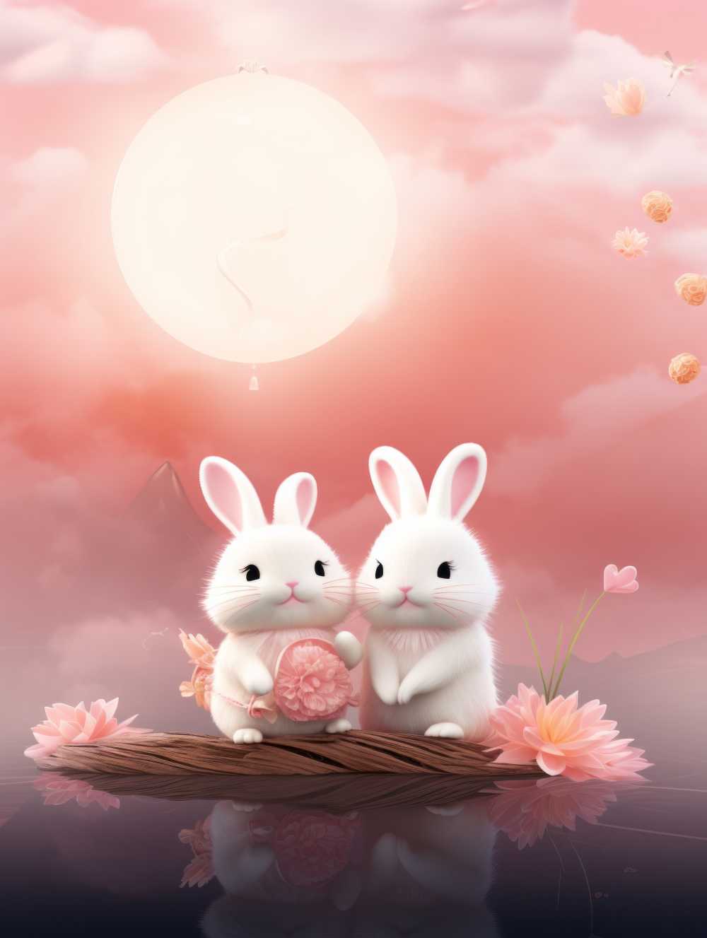 中秋佳节之花好月圆