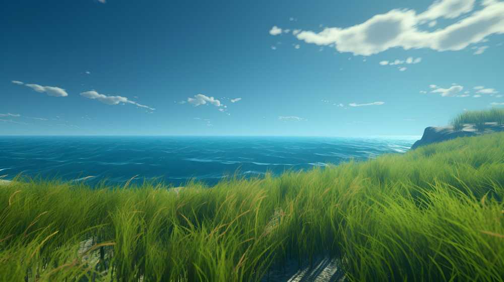 绿色夏季凉快背景图