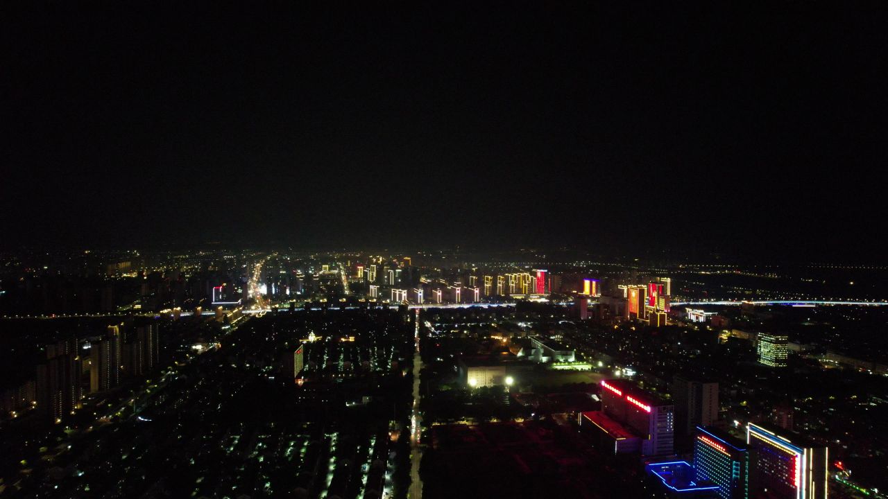 江苏宿迁城市风光旅游景区航拍