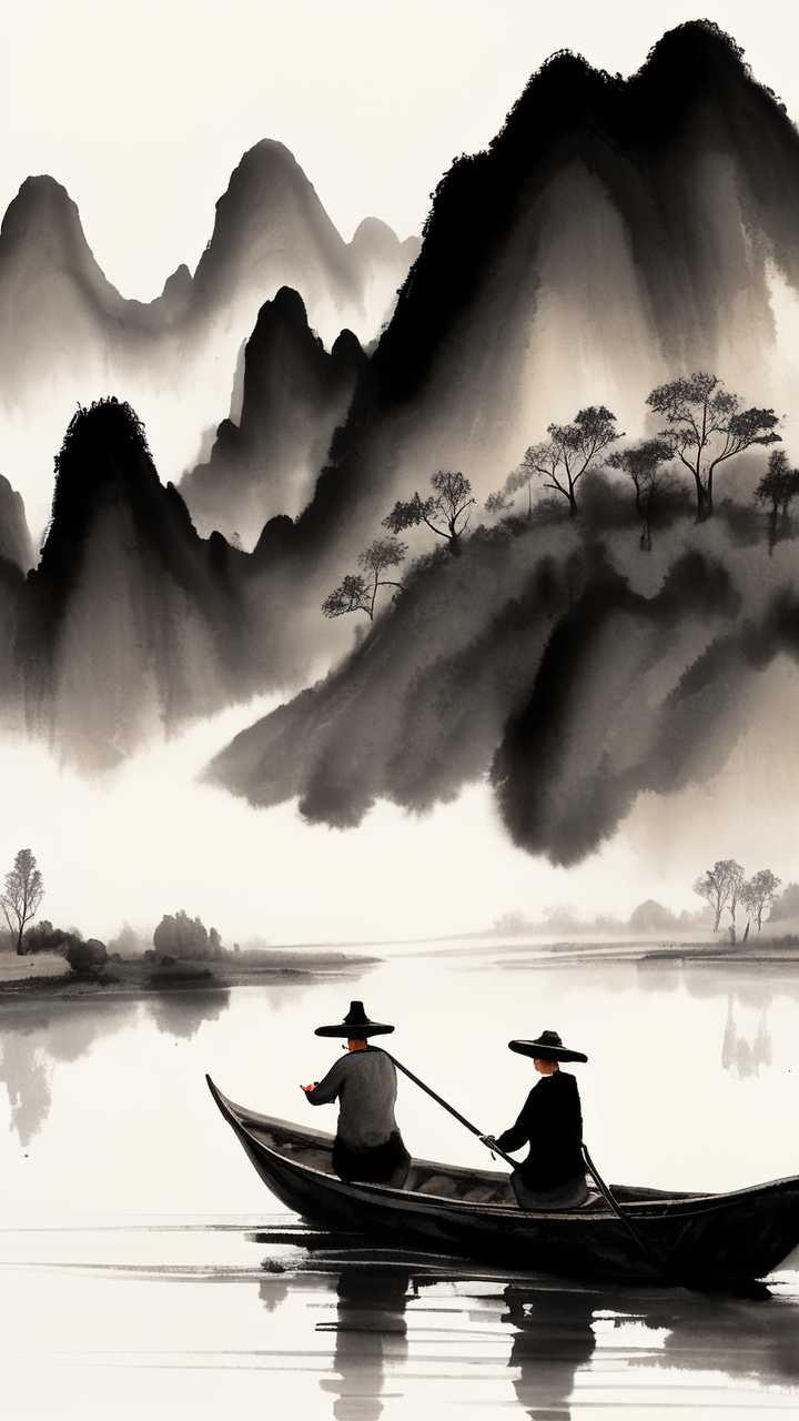 山水画插画