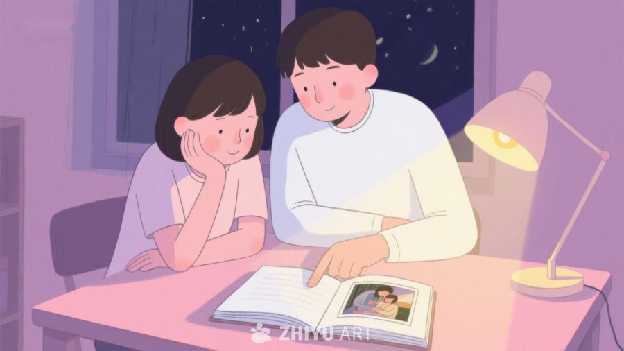 温馨夜晚共读时光 482