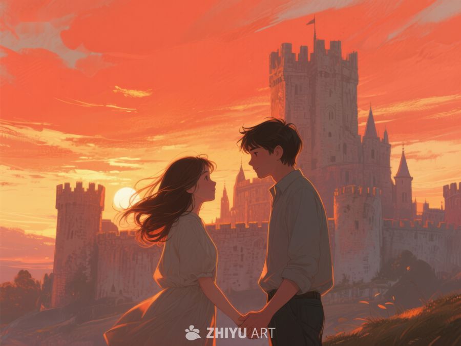 城堡夕阳下的浪漫邂逅 20