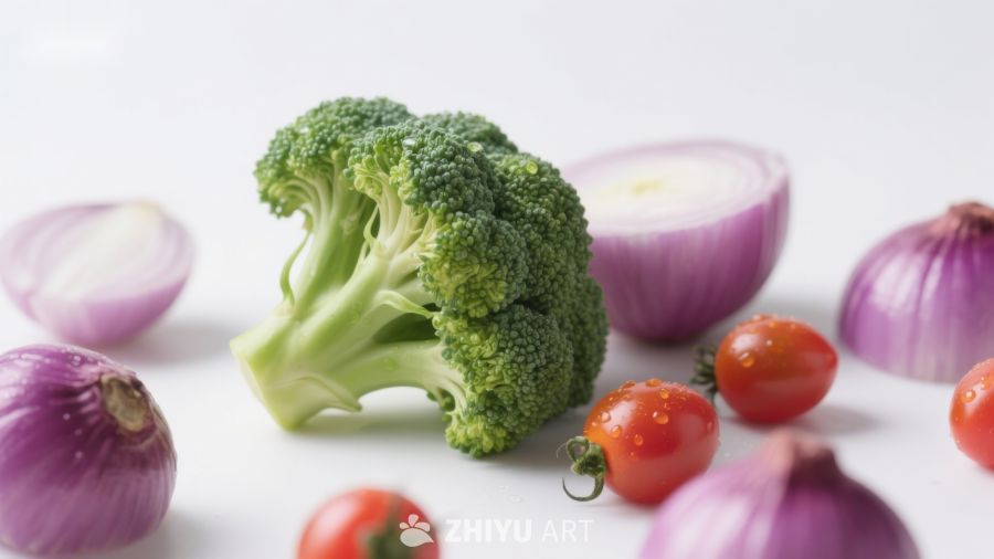 新鲜蔬菜静物组合