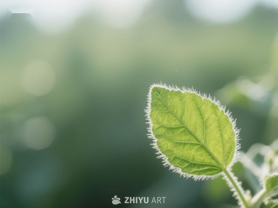 绿叶特写，自然背景 184