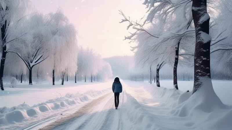 美丽冬季雪景 31