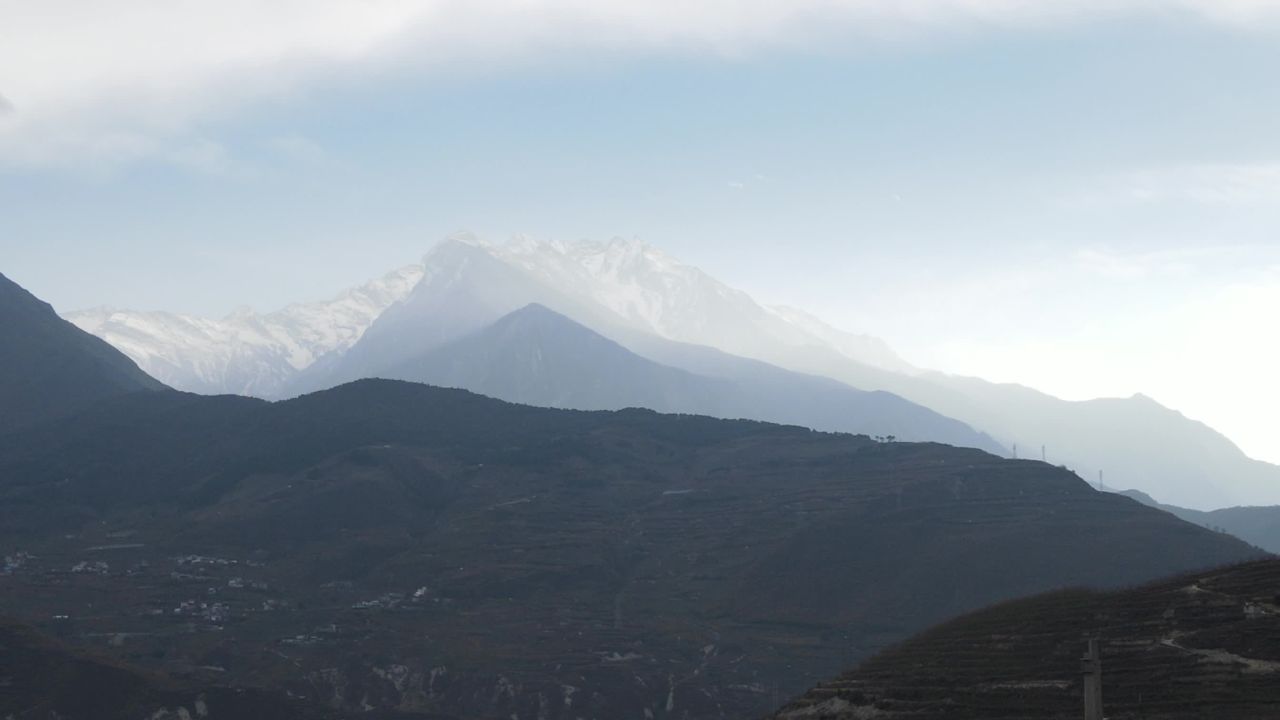 茂县九鼎山雪山 1