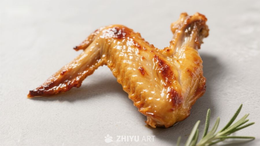 烤鸡翅配迷迭香