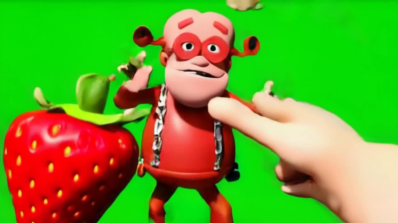 一个有着缝合脸的异想天开的生物，Frankenbe