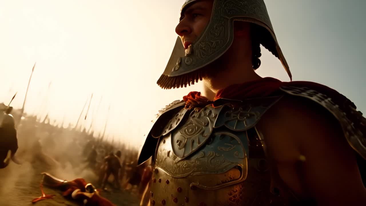 古希腊战士，重装步兵，温泉关战役：一名古希腊重装步