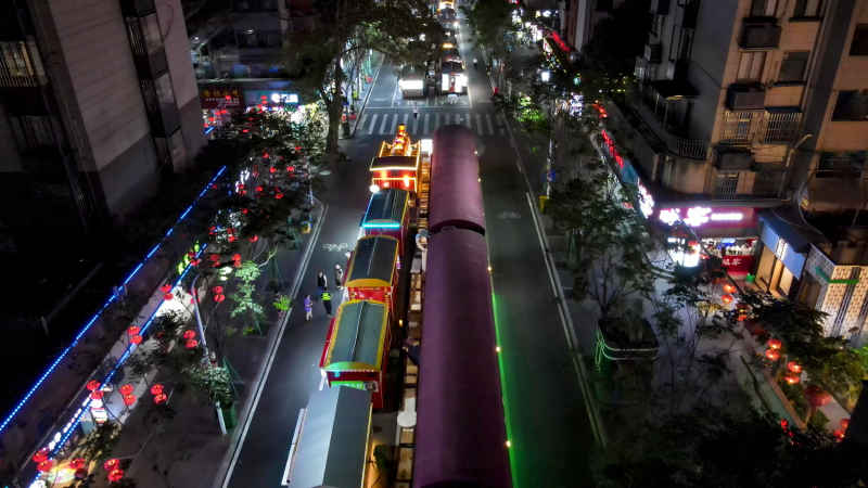 福建福州城市风光航拍摄影图