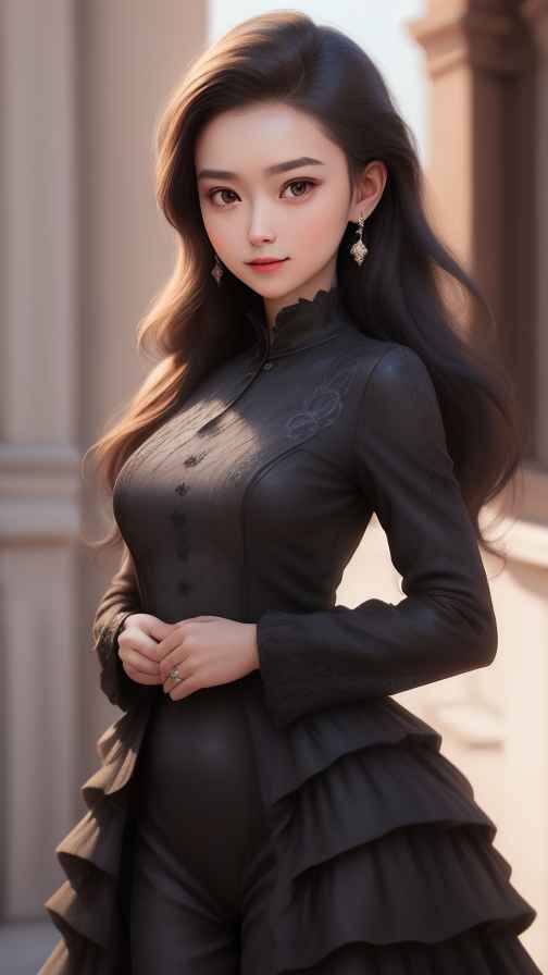 美女身材好看穿什么都好看