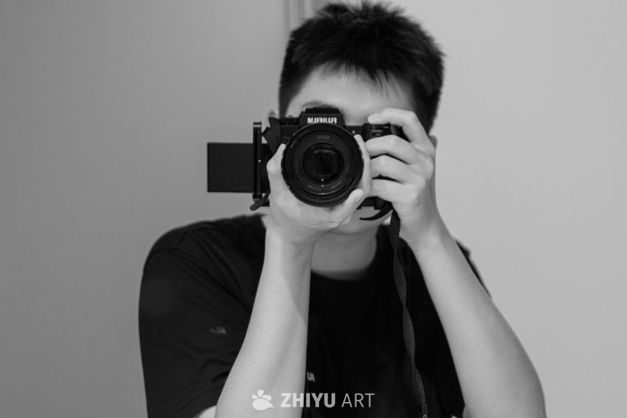 摄影师的自拍瞬间