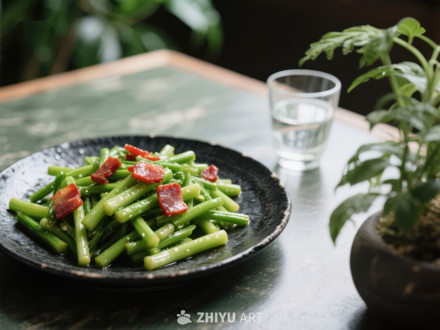 炒豆角配培根，清新美味 30