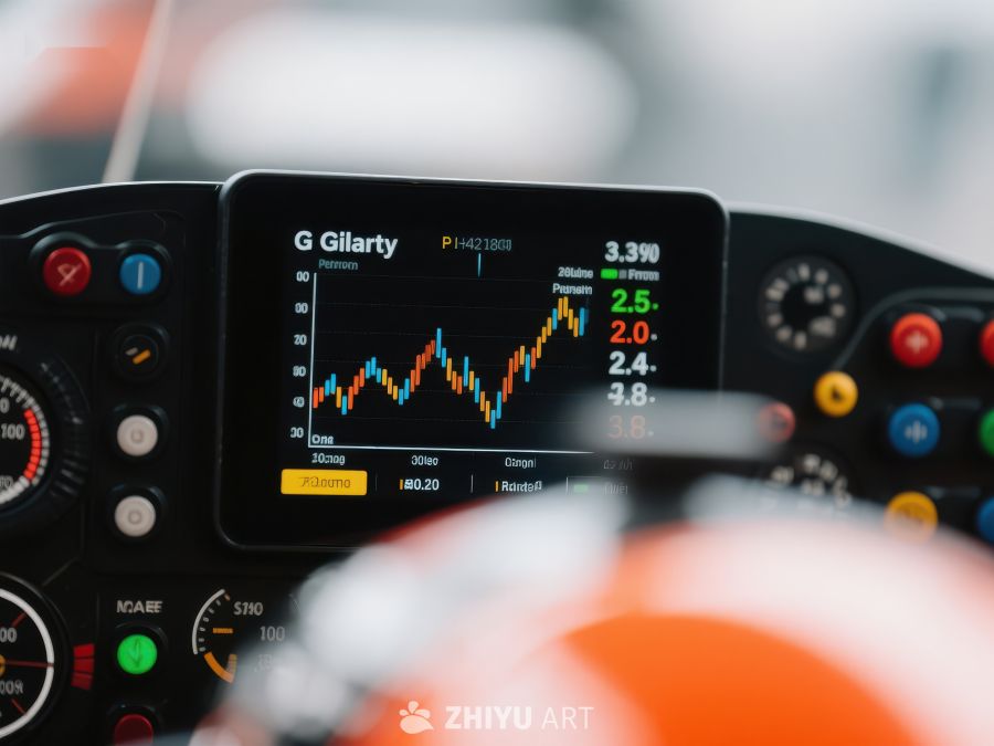 赛车仪表盘显示性能数据 248