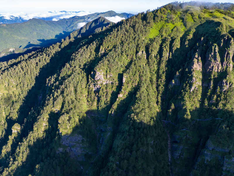壮丽山河高山云海航拍 