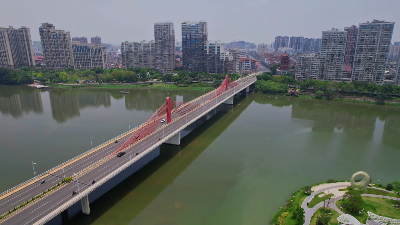 航拍漳州战备大桥景观