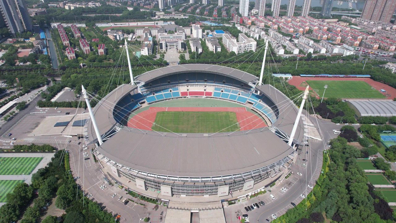 河南洛阳城市风光旅游景区航拍 