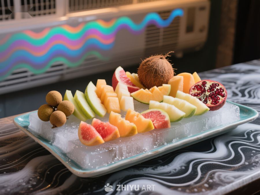 冰镇水果拼盘，色彩缤纷 32
