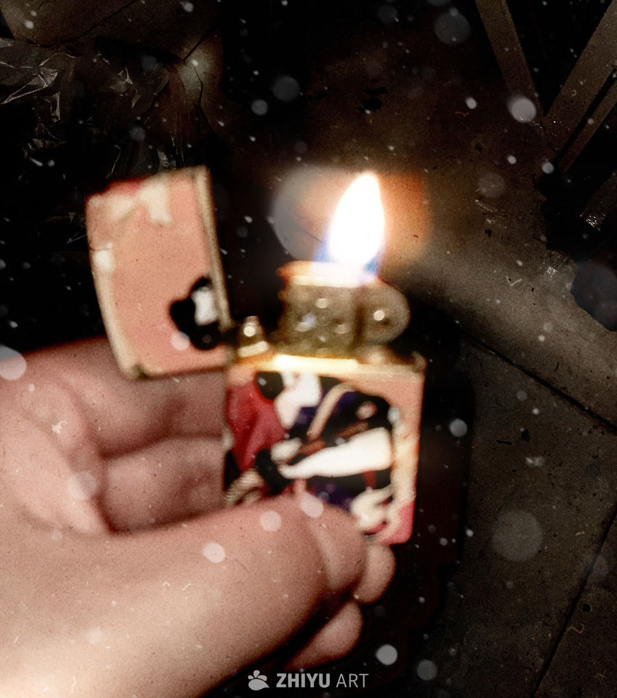 夜色中的温暖瞬间