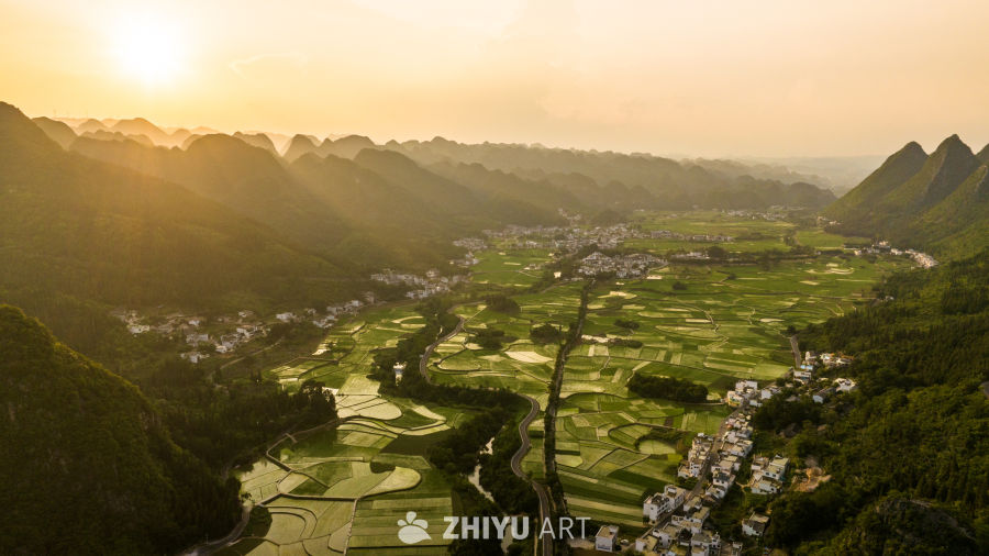  万峰林夏日夕阳 2