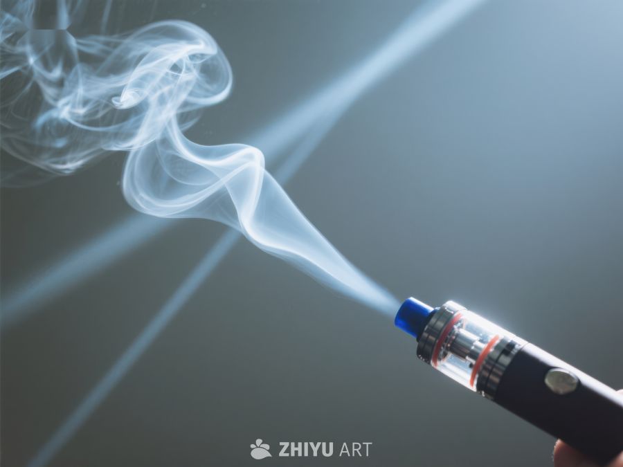 电子烟释放蒸汽的瞬间 113