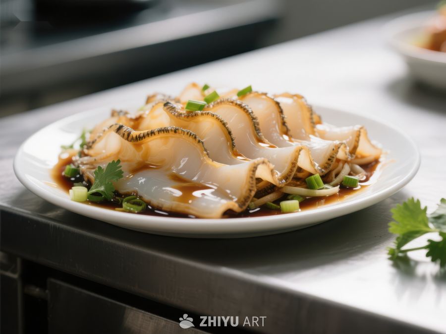 精致摆盘的海鲜料理 435