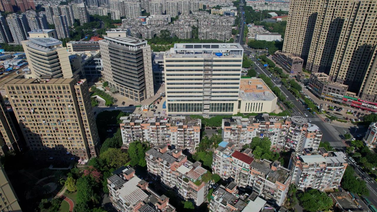 航拍福建省立医院南院