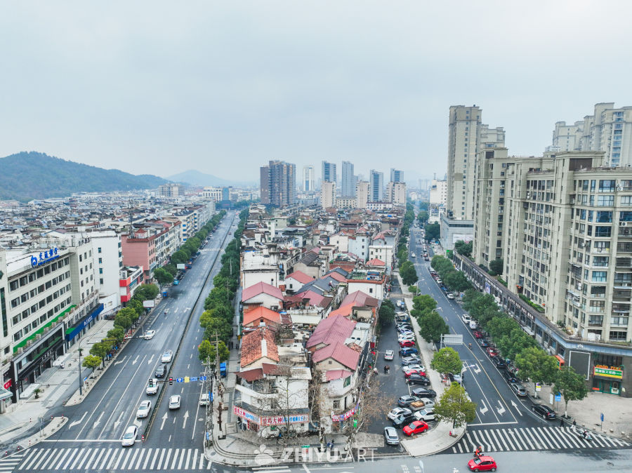 浙江金华武义城区航拍全景 10