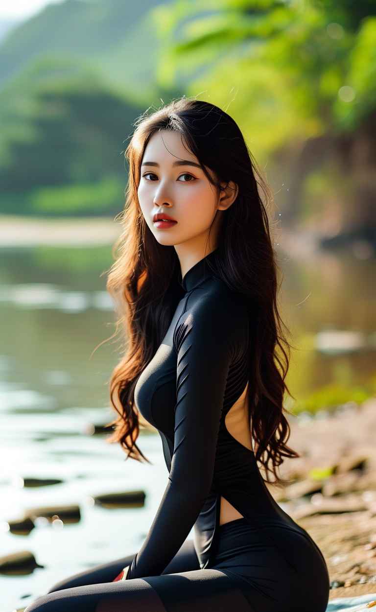 黑色美女瑜伽紧身 27