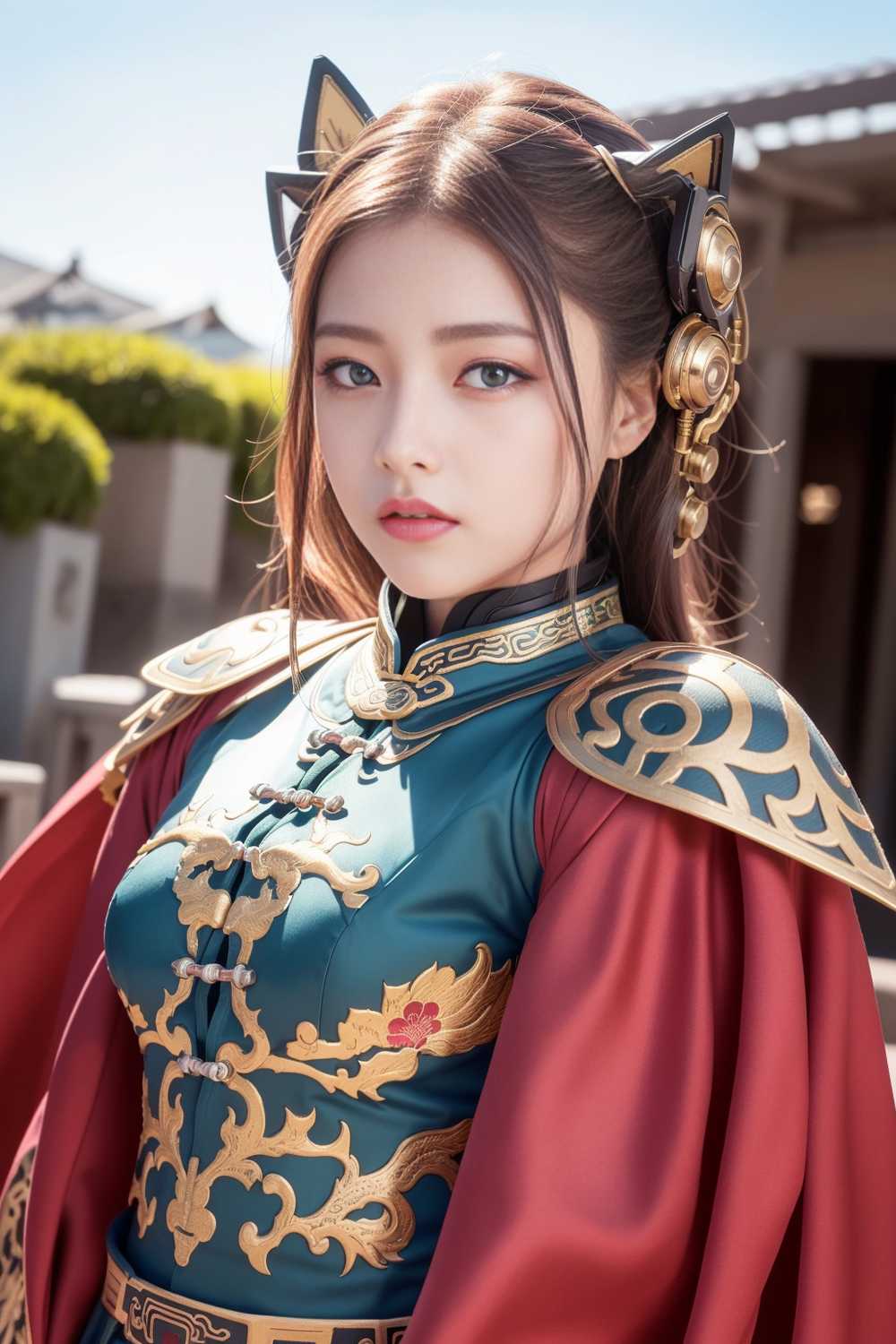 铠甲美女