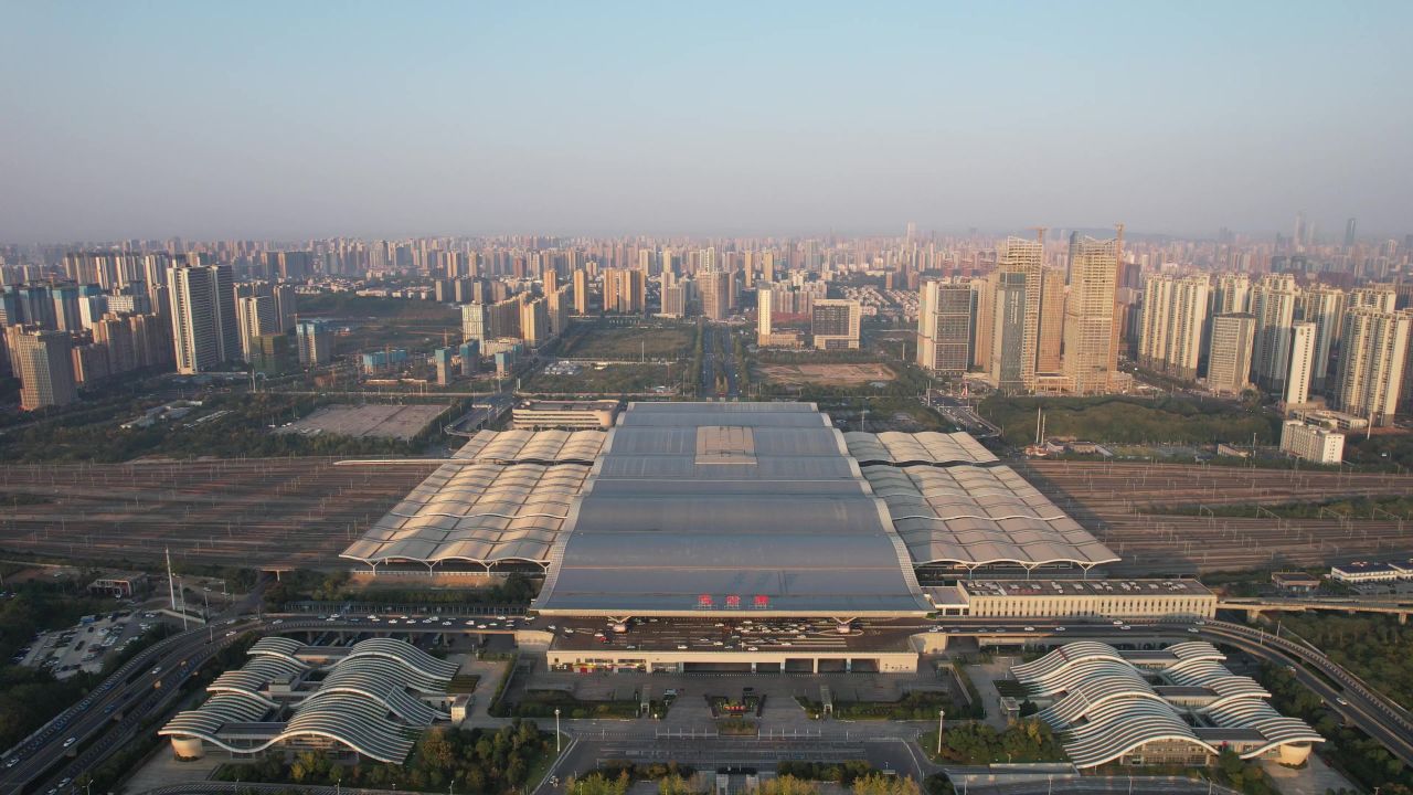 湖南长沙城市风光地标建筑航拍 