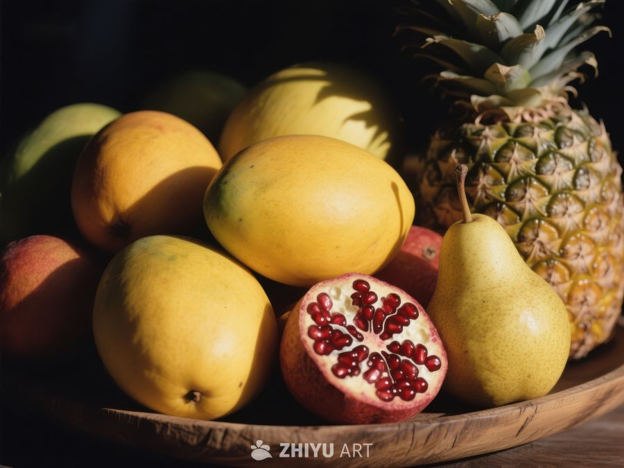 新鲜水果组合静物图 630