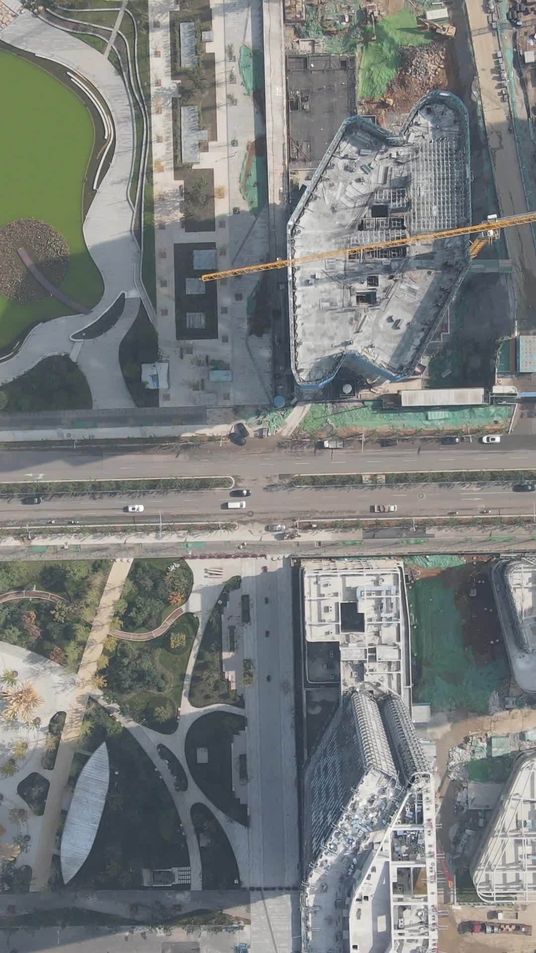 城市化进程中的繁忙景象