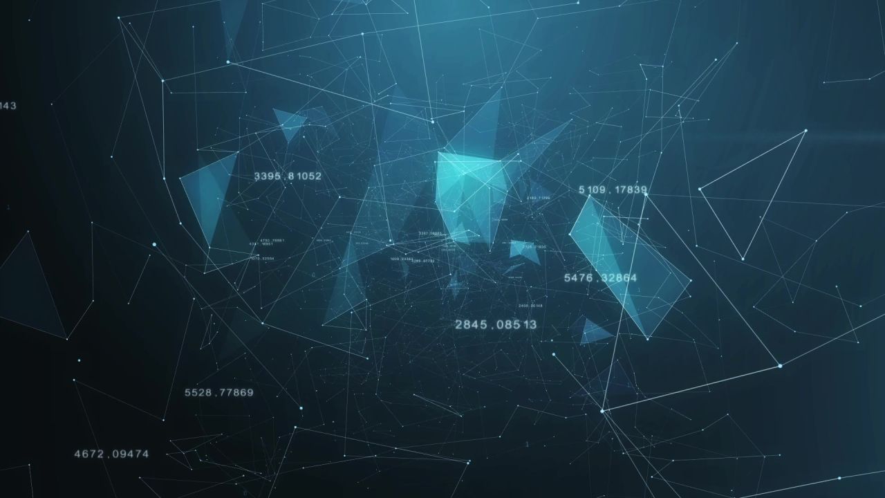 数字科技流动代码字母抽象互联网络金融视频素材 27