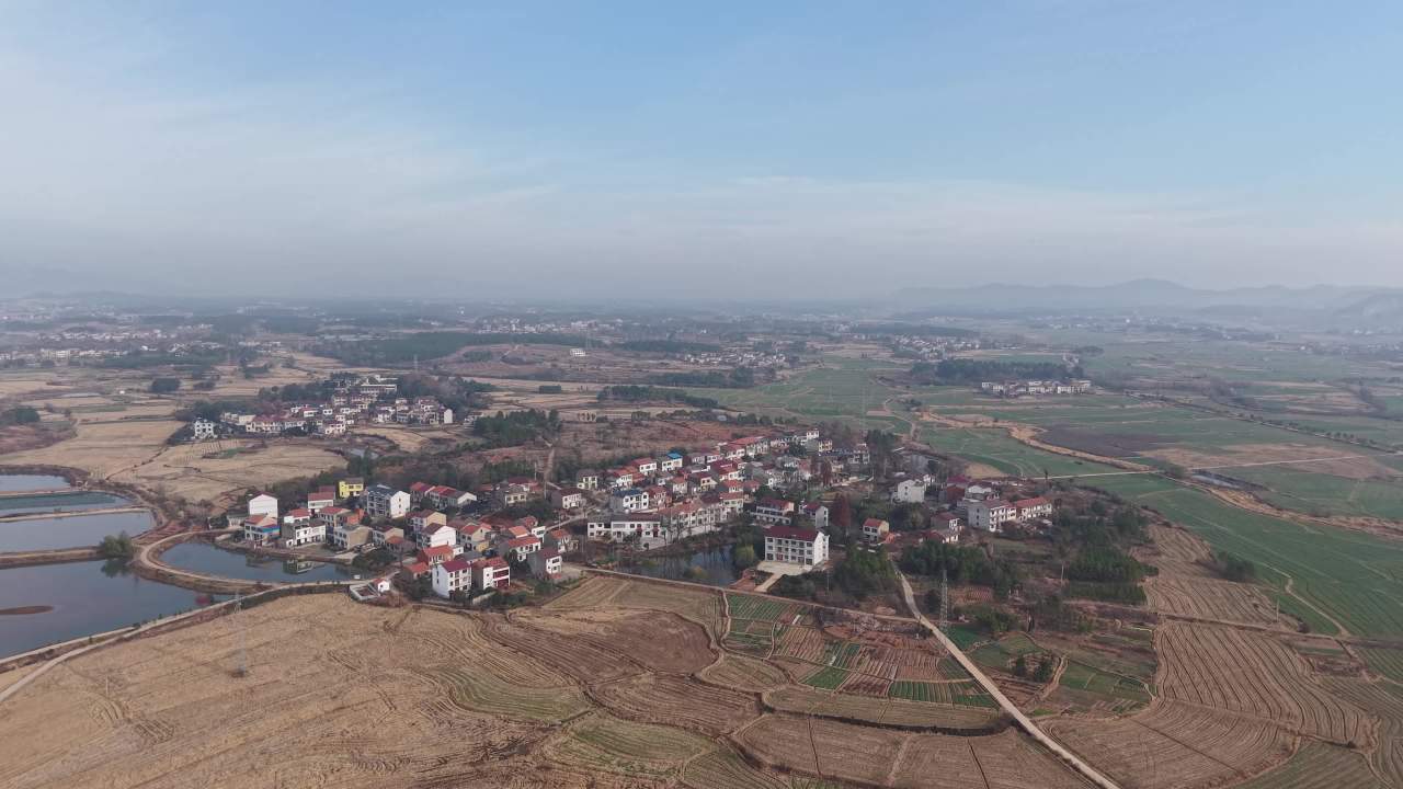 乡村全景俯瞰