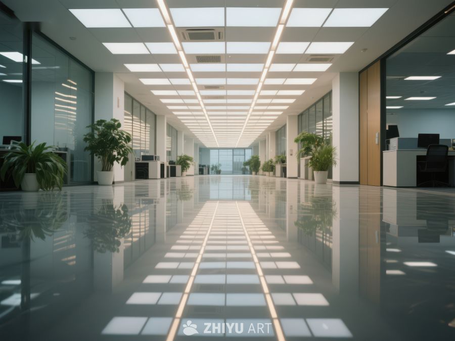 现代办公室走廊 385
