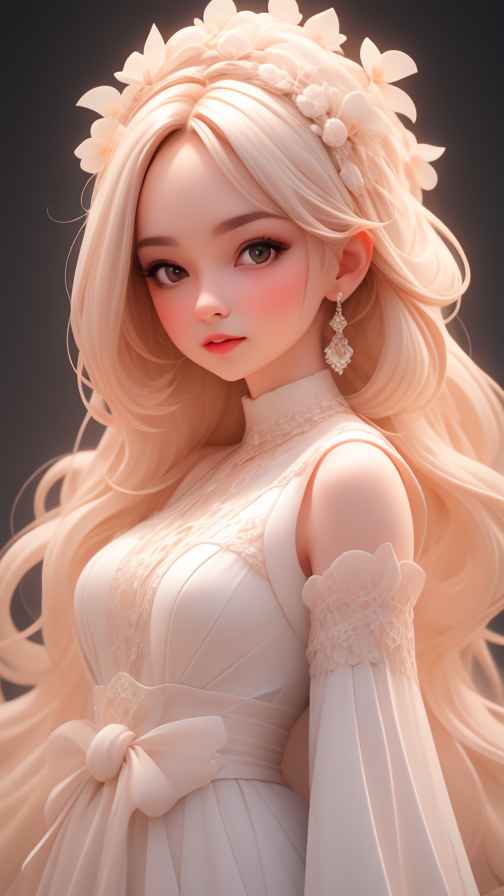 粉色女孩治愈系