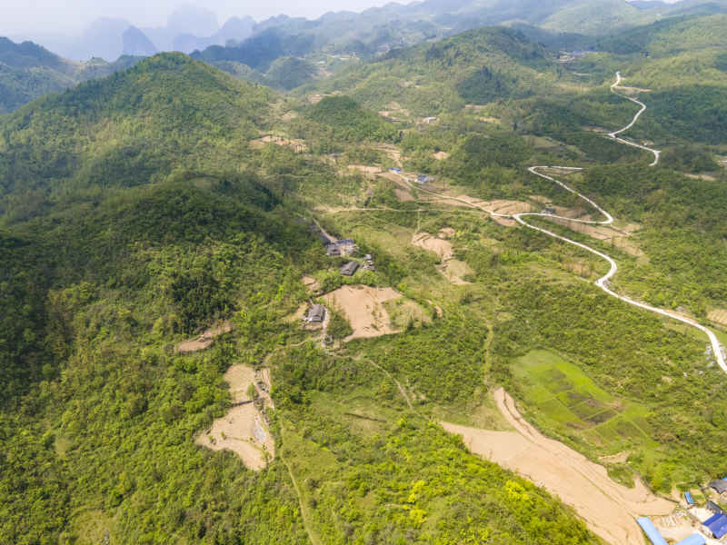 湖南张家界高山山川地貌 