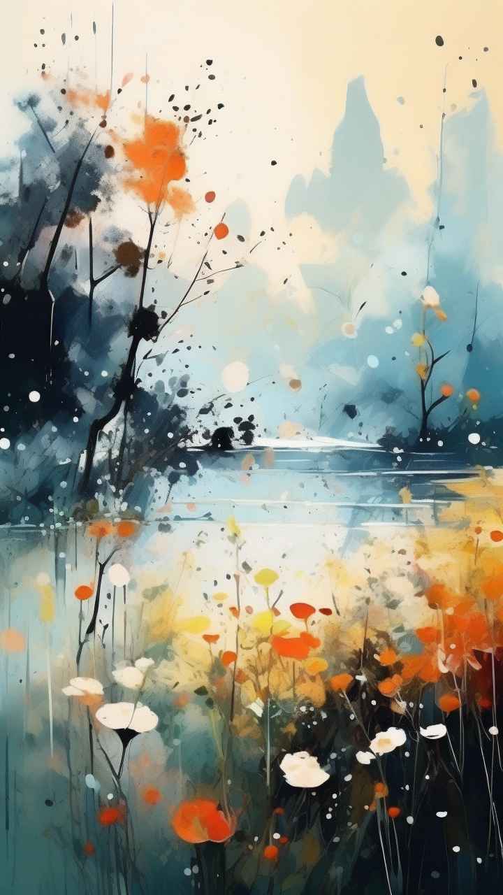 印象派抽象插画 68